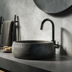 Waterevolution Flow wastafelkraan hoog model mat zwart T1121FUPR