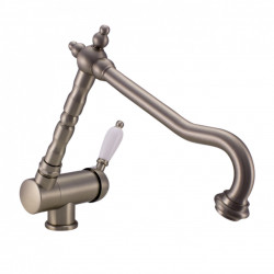 PB Vintage Nostalgische keukenkraan vensterkraan neerklapbaar RVS 1208953757