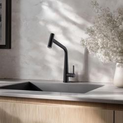 Franke Icon Keukenkraan mat zwart met uittrekbare uitloop 115.0625.190