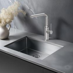 Quadri Stamford keukenmengkraan met uitneembare uitloop RVS 1208956081