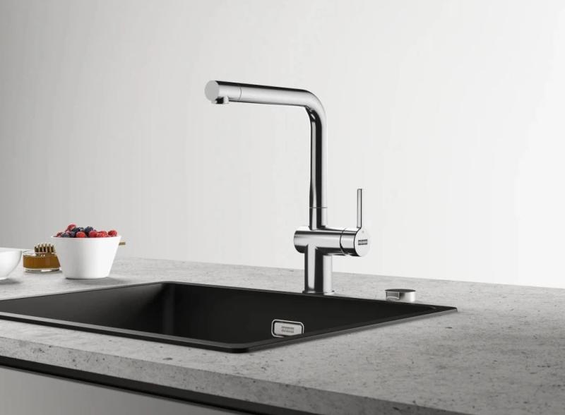 Franke Active L Keukenkraan chroom met draaibare uitloop 115.0653.298