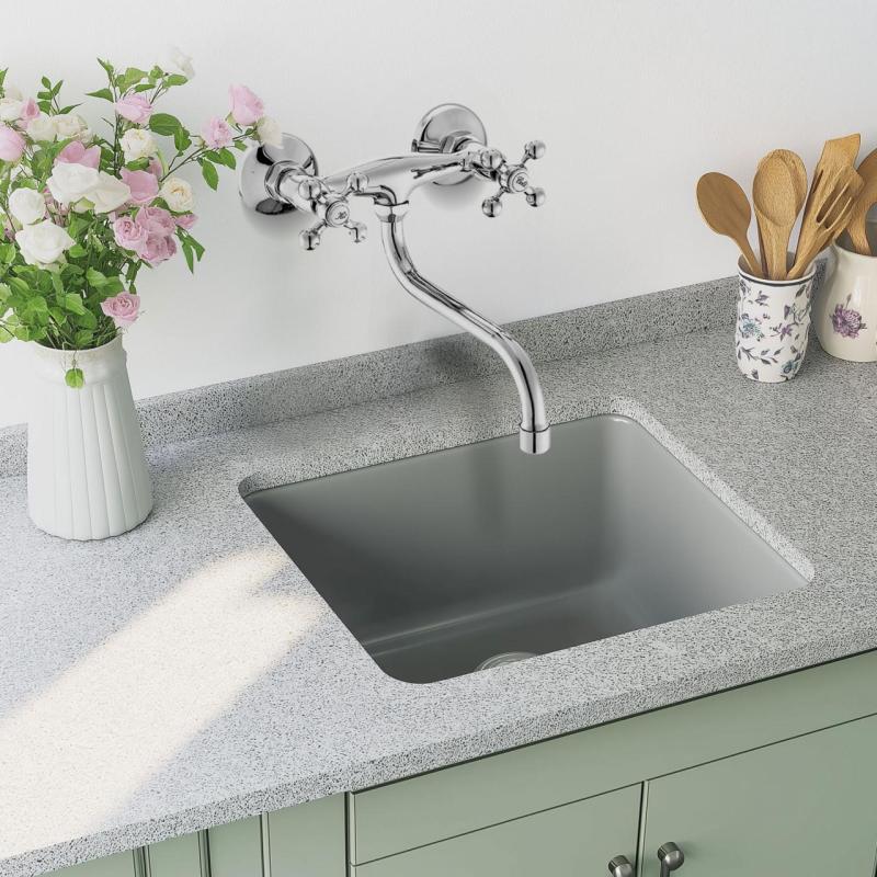 AquaTrimo Vivaldi klassieke keuken muurkraan chroom 21VV7068CM