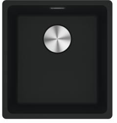 Franke Maris MRG 110-37 Fragranite matt black spoelbak onderbouw