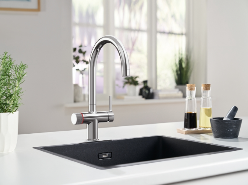 Franke Maris water hub 4L boiler 3-1 met Twist mechanische kokend water kraan chroom 160.0705.687