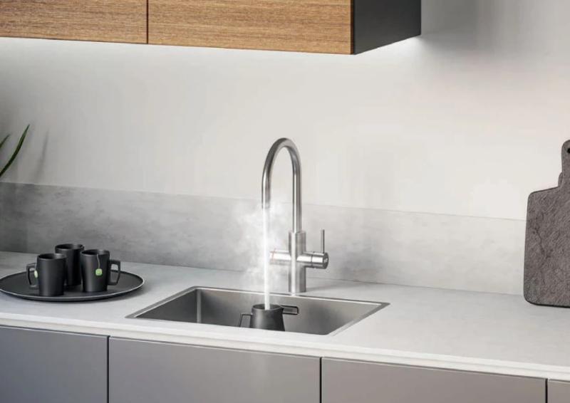 Franke Maris water hub 4L boiler 3-1 met Touch electronische kokend water kraan chroom 160.0702.440