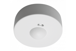Microwave motion sensor CM-3, max 1200W, AC220-240V, 50/60Hz, angle 360°, range 1-8m ± 1,5- 3,5m, IP20, working with LED, surface mounted, white housing 1208958633
