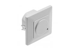 Microwave motion sensor CM-4, max. 1200W, AC220-240V, 50/60Hz, angle 180°, range 5-15m ± 1-1,8m, IP20,  working with LED, recessed, white housing 1208958635