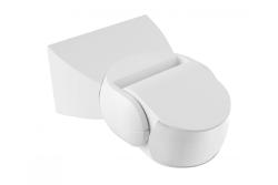 Microwave motion sensor CM-9, max 1200W, AC220-240V, 50/60Hz, angle 180°, range 5-15m ± 1,5- 3,5m, IP65, working with LED, surface mounted, white housing 1208958638
