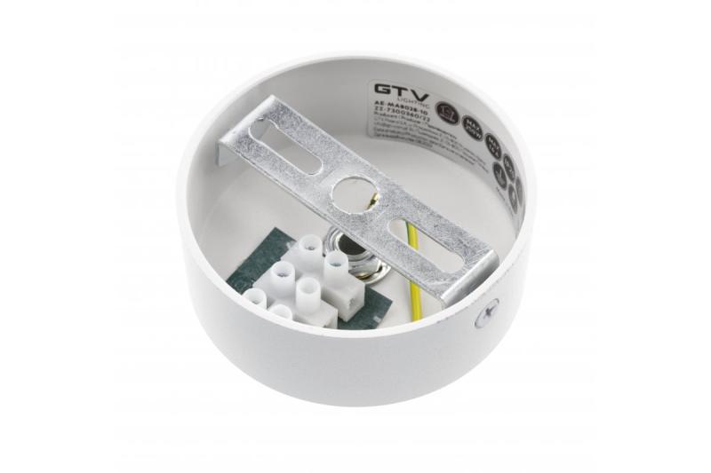 Aluminium grille with clamping fitting and ceiling luminaire cable, 80x28mm, white 1208958654