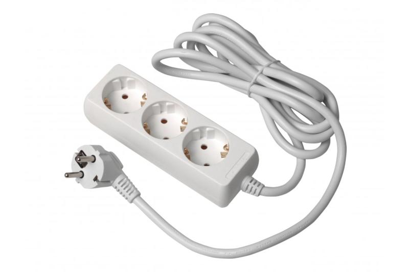Extension cord schuko 3 sockets, 3m 1208958700