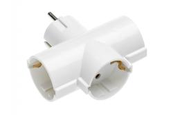 Outlet junction with PE schuko 1 to 3 1208958712