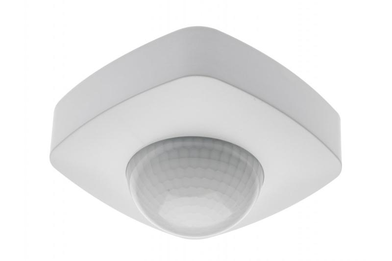 Motion detector, max 2000W, AC220-240V, 50/60Hz, angle 360°, range 20m ± 2,2 - 6m, IP20, working with LED, surface mounted, white housing 1208959111