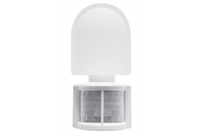 Motion detector CR-2, max 1200W, AC220-240V, 50/60Hz, angle180°, range 8m ± 1,8-2,5m, IP44, not for LED, surface mounted, white housing 1208959124
