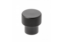 Aluminium knob STRUCTURE black matt 1208959148