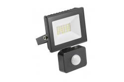 G-TECH Motion detector LED floodlight, 10W, 700lm, AC220-240V, 50/60Hz, PF>0.9, IP65, 120°, 4000K, black 1208959164