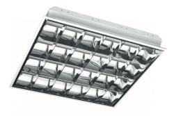 G-TECH LED louvre fixture 60, 4x60 T8 LED, G13, AC220-240V, 50/60Hz, IP20, with cables for T8 bulbs 1208959206