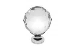 Zamak knob Crystal Palace A 40mm chrome + CRYSTAL 1208959268