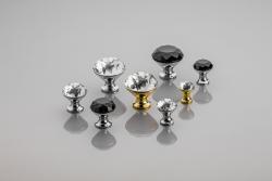 Zamak knob Crystal Palace B 25mm chrome + CRYSTAL 1208959270