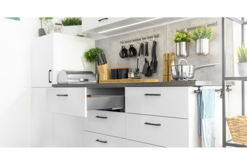 Zamak knob MILANO C=32 mm black matt 1208959293