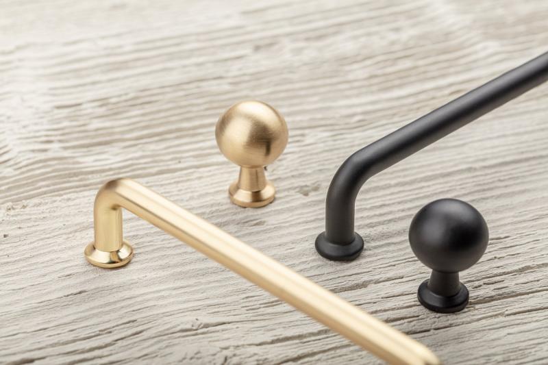 NORD zamak knob, brushed gold 1208959296