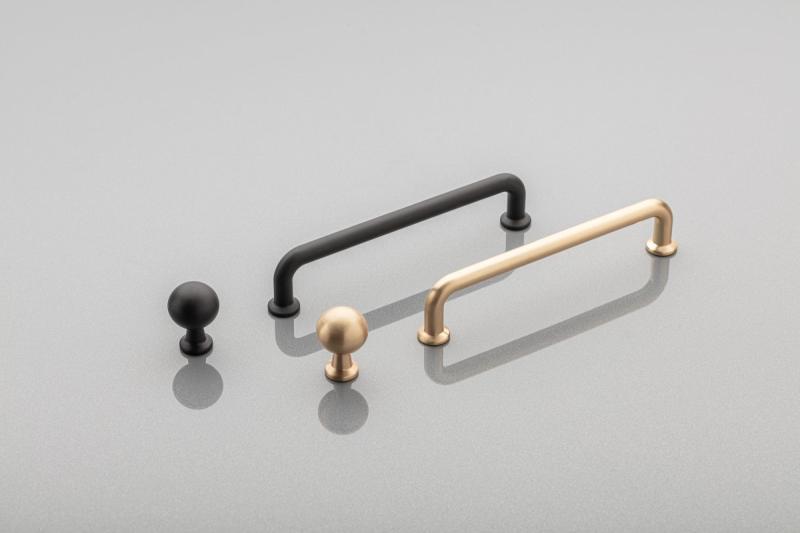 NORD zamak knob, brushed gold 1208959296