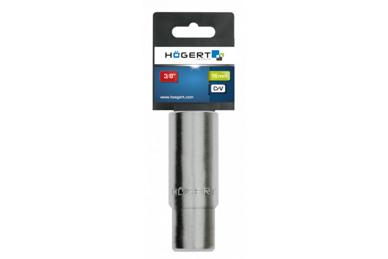 Hoegert Zeskantige dopsleutel voor bougies 3/8" 16 mm CrV 1208959458