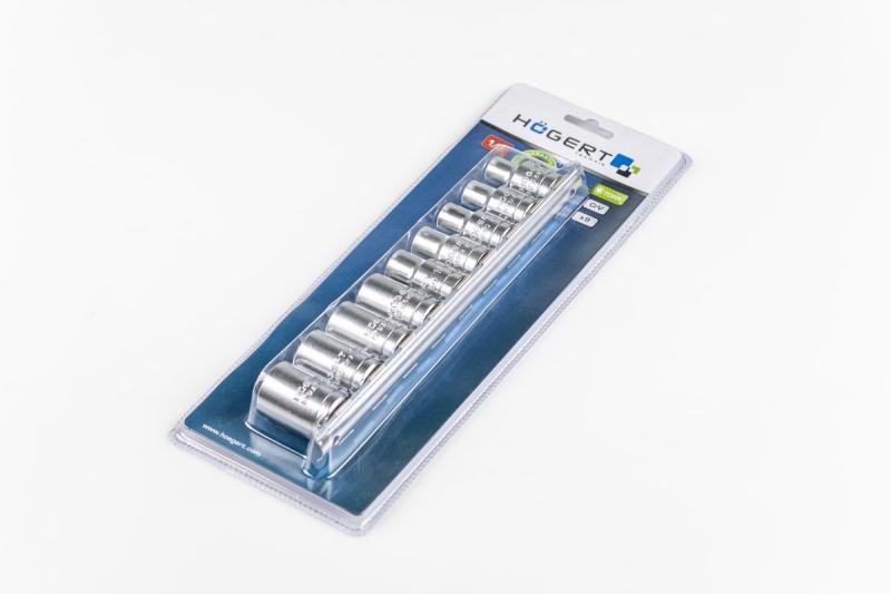 Hoegert Torx bit dopsleutelset 1/2" 9 stuks CrV50BV30 1208959462