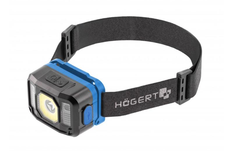 Hoegert USB LED werkplaats hoofdlamp met 7 functies 1208959474