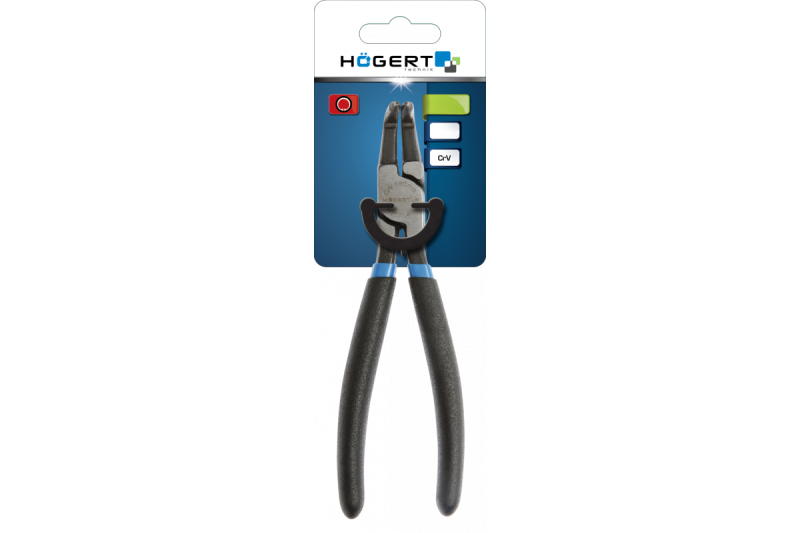 Hoegert Ring circlip tang (Seeger ring) intern gebogen. 1208959526