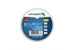 Hoegert Isolatietape 0,13 mm x 19 mm x 20 m wit 1208959571