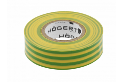Hoegert Isolerende tape PVC geel-groen 1208959572