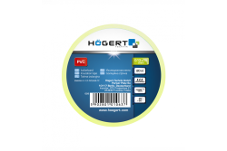 Hoegert Isolerende tape PVC geel-groen 1208959572