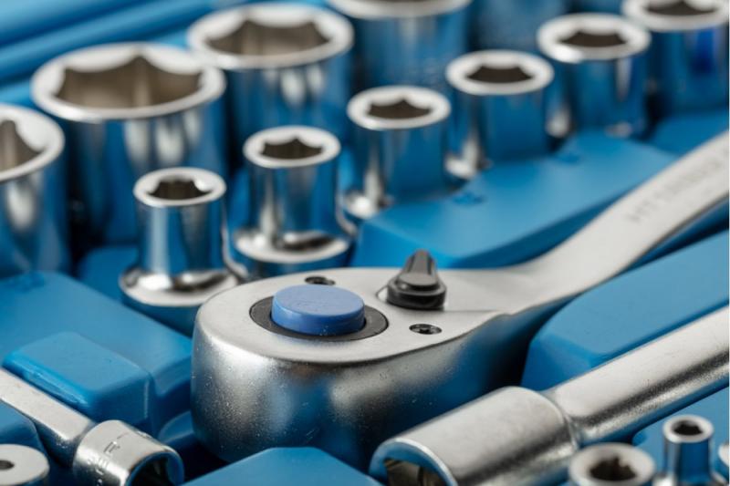 Hoegert Gereedschapsset 89 stuks tweekleurige koffer 1208959731