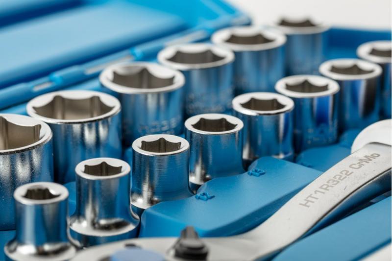 Hoegert Gereedschapsset 89 stuks tweekleurige koffer 1208959731