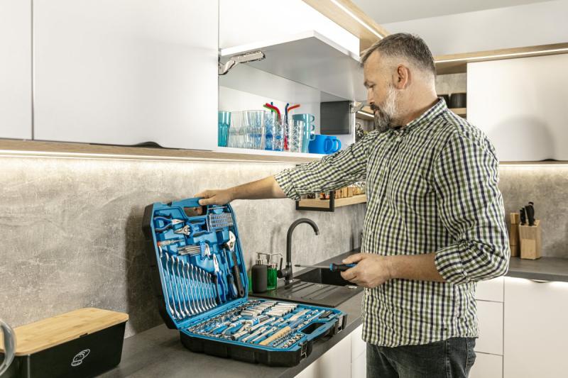 Hoegert Toolkit 131 stuks. 1/2" 3/8" 1/4" 1208959735