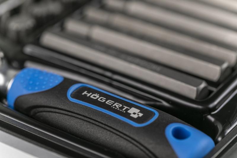 Hoegert 37-delige schroevendraaierbits set met ratelhandvat 1208959746