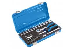 Hoegert Gereedschapsset 53 stuks CrV stalen ratelhandvat 72 T 1208959750