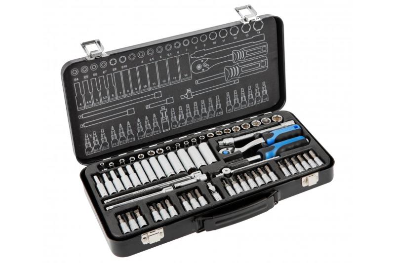 Hoegert Gereedschapsset 63 stuks. 1 4" 1208959751