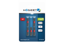 Hoegert Power schroevendraaier bit SL 6 25mm 5 stuks 1208959804