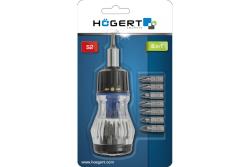 Hoegert Ratelende multi-bit schroevendraaier 1208959842
