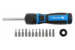 Hoegert Schroevendraaiers - set van 13 stuks met tandwiel 1208959843