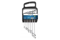 Hoegert Combinatiesleutelset 7 stuks 8-19 mm kunststof handvat om op te hangen CrV DIN 3113 1208960075