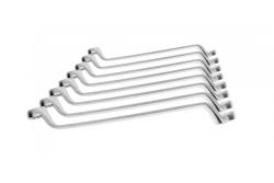 Hoegert Bi-hexagonale ringsleutelset 8 stuks CrV 6-22 mm DIN 838. 1208960079