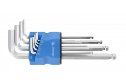 Hoegert Lange inbussleutels met een bolvormig uiteinde. 1208960110