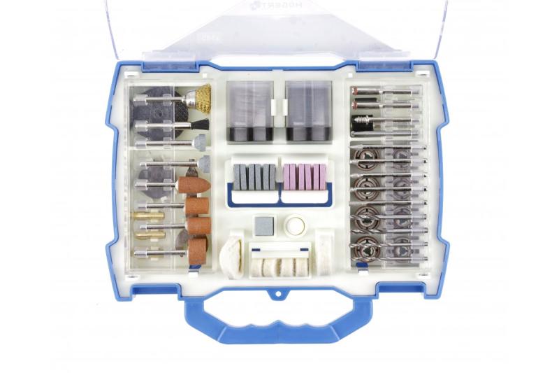 Hoegert Set van reserveonderdelen voor de mini slijpmachine, 155 stuks. 1208960202