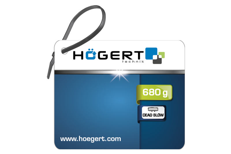 Hoegert Doodslaghamer met glasvezel handvat 680 g. 1208960246