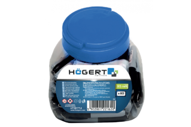 Hoegert Permanente marker mix van kleuren 80 stuks. 1208960315