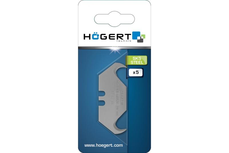 Hoegert Hulphaken messen 19 mm SK5 staal 1208960429