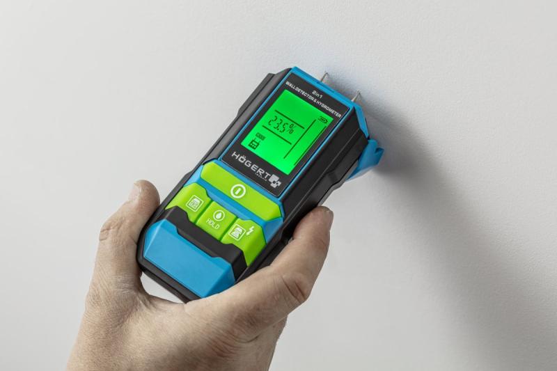 Hoegert Stud finder met hygrometer 1208960473