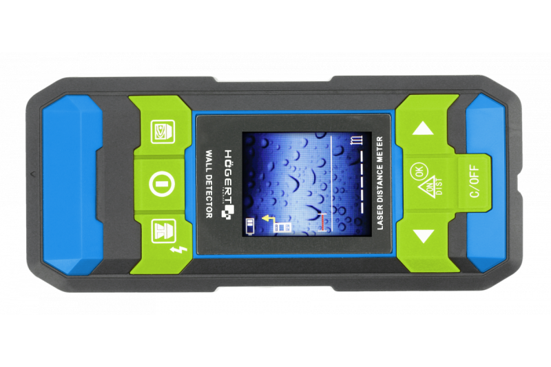 Hoegert Stud finder met laserafstandsmeter 40m 1208960474